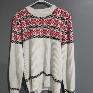 Penney's Towncraft Elegant Snowflake Pattern Sweater - Vintage Size Medium